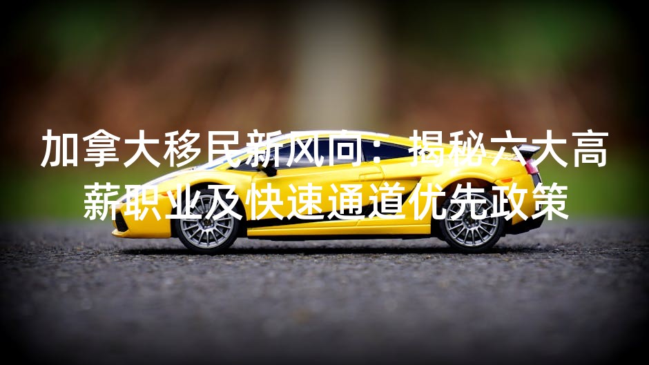 加拿大移民新风向：揭秘六大高薪职业及快速通道优先政策