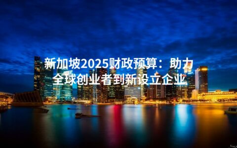 新加坡2025财政预算：助力全球创业者到新设立企业